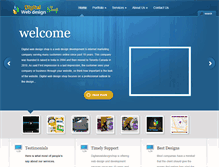 Tablet Screenshot of digitalwebdesignshop.com